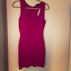 Red BCBG mini dress
